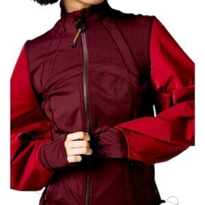 Lululemon x Roksanda Define Jacket Red Zip Size 6